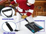 Snow Shovel - Lightweight & Portable - Snow Plow for Car, Driveway & Camping - Black V1189-HB003WSRT00033