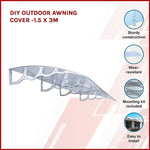 DIY Outdoor Awning Cover -1.5 x 3m V63-774005