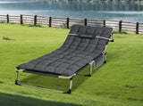 Levede Folding Camping Bed Camp Cots OD1068-DG