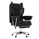 Levede Gaming Office Chair High Back PU Leather Black OF1059-BK-AU