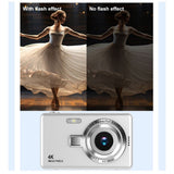 Digital Camera, 1080P HD Photography Supports Up To 48MP Electronic Stabilization 4X Digital CCD V1366-AZ2-W-12372
