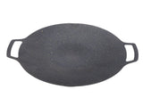 Round BBQ Grill Pan Anti Stick Coating Induction Cooker Griddle Plate for Outdoor Camping Picnic V1294-YM0901-3118260021611