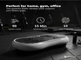 Social Hike 68cm Vibration Plate Machine Full Body Workout Platform White V238-SUPDZ-48199027526