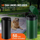 VEVOR Dog Poop Trash Can 11.5 Gallons Weather-Resistant Dog Waste Bin with Lid V952-GFBZLJTDXG11KSH3LV0