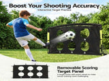 Everfit Pop Up Soccer Goals 2 Piece Set Target Net Kids Indoor Outdoor SN-B-PUP-21TT-YE