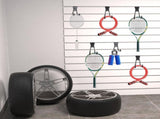Landhoow 36 Pcs Slatwall Hooks & Hangers 32 Pcs Heavy Duty Slat Wall Hanging Hooks with 4 Pcs V1258-DP02-C-761