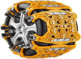 Snow Chain - Anti-Slip for Car Tires Snow Chains - Steel Plate Snow Chains for Cars - Universal V1188-ZXY-117-0046