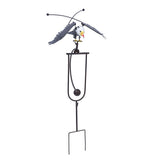 Bald Eagle Garden Ornament Balancing Bird Rocker Wind Sculpture Handcrafted for Outdoor Yard V1294-YM0901-3111240134711