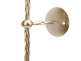 Wall Mount Candle Holder European Style Metal Spiral Candlestick Holder for Porch Bedroom Dining V1294-YM0901-3115250004611