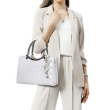 Women's Patent Leather Tote Bag Fashion Shiny Handbag V1263-JX-3487
