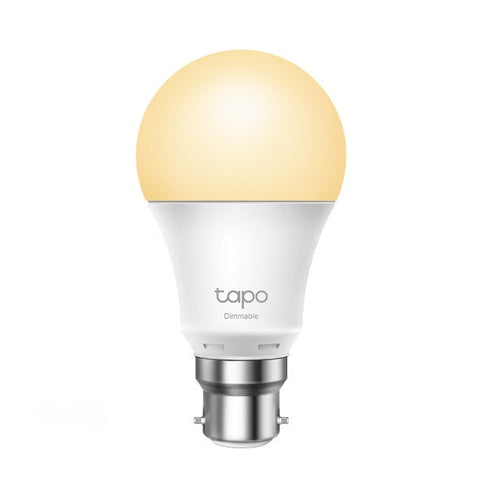 TP-Link Tapo L510B Smart Light Bulb Bayonet Fitting Dimmable, No Hub Required, Voice Control, V1141-HETL-TCL510B
