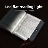 Flat Book Light, Upgraded Smart LED Reading Light with 3 Colors & Timer, Rechargeable Dimmable Eye V1366-AZ2-W-11505