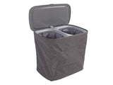Laundry Hamper with Handles Lid Detachable Bag Fabric Laundry Separation Basket for Bathroom Utility V1294-YM0901-3117240247011