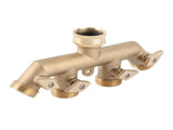 G3/4 Brass 4Way Garden Hose Splitter Ball Valve Hose Adapter Water Faucet Valve Connector V1294-YM0901-3111210284811