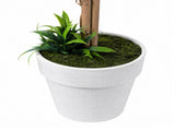 Lambu Artificial Plants Faux Lavender Topiary Set of 2 for Front Door Green UM1292-2PC-AU