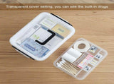 Transparent First Aid Box Portable Medicines Storage Box Safety Emergency Kits V1294-YM0718-10099156