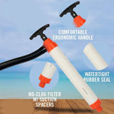 Hand Bilge Manual Bilge Pump Hand Portable Hand Pump Hand Bilge Pump for Yachts Fishing Boats Kayaks V1369-AZ3-W-16093