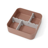 Monbento Flex - The 2 Compartment Lunch Box with Cutlery - Pink Moka V398-MB-53010067