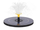 Bird Bath Fountains Solar Power for Outside with Color LED Lights 6 Nozzles 3 Rods for Garden Pond V1294-YM0901-3111250064211