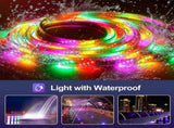 10M Waterproof RGB LED String Lights, 300 LEDs with Bluetooth Controller V1263-JX-5086