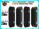 X-BULL Recovery tracks Boards 10T 2 Pairs/ Sand / Mud / Snow Mounting Bolts Pins Gen 2.0 -Black V211-AU-ST002XBP001-2
