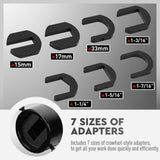SEDY Inner Tie Rod Removal Tool Kit 1/2 Inch Drive Tube Inner Tie Rods Vehicle V465-82052