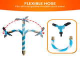 Kahuna Waterpark Rotating Trampoline Water Sprinkler Kit with Adjustable Hose TRA-SPK-JOY-BU