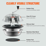 VEVOR Leaf Bowl Trimmer 16'' Manual Bud Trimmer with Stainless-Steel Blades V952-SDSCJ16INCHPIOOBOV0