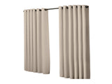 2x Blockout Curtains Panels 3 Layers Beige CD1003-240X230-BE
