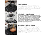 Mini Coffee Scale with Timer, 2kg/0.1g Accurate 3 Modes Type-C Rechargeable Portable Digital Scale V1263-JX-2444