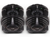 Powertrain 2x 40kg Adjustable Dumbbell Home Gym Exercise Equipment Free Weights DMB-BF2-040-2