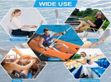 Anti Slip Gel Kayak Seat Cushion with Waterproof Cover, Thick Canoe and Boat Seat Pad for Paddling, V1189-LC-AMZ-00126