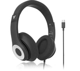 Verbatim Audio Headphone Mic Classic Type C - Black, Clear Sound, Comfort, Robust Construction, Easy V1202-V2-SPV-67031