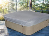 Square Hot Tub Cover - Outdoor Heavy Duty Protector for Patio Spas and Swimming Pools Hard Covers V1189-LWWAL-20260401-05686