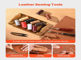 Leather Working Tools Kit, 38 PCS Leather Craft Tools with Portable Canvas Storage Bag, Engraving V952-PGGJTZFBGJB3WJWNHV0