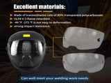 10 Pack 0700000802 Clear Front Cover Lens Compatible with Sentinel A50 Welding Helmet,3.93" x 2.36" V1259-DP01-A-5386