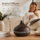 Onion Wood Grain Aroma Diffuser, Dark Wood Remote, 24V AU Plug, Bedroom Gift V1221-XM-LB1533-ZS043