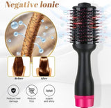 Hot Air One-Step Hair Dryer Negative Ion Anti-Frizz Blowout for Drying,Straightening, Curling and V178-12120