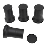 4pcs Round Furniture Lifters with Rubber Non Slip Pads Plastic Bed and Furniture Raisers Set V1294-YM0715-3117220135311