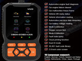 Professional OBD2 Car Scanner Diagnostic Tool, Enhanced V520 Vehicle OBDII/EOBD Check Engine with V1192-AZ-W-2924