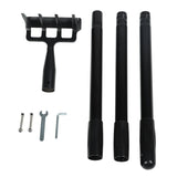 Weeding Rake Adjustable Length Stainless Steel Ergonomic Handle Hand Rake Garden Tool for V1294-YM0703-3111230070411