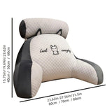 1 includes pillow core for comfortable back support, ergonomic lumbar support, soft cartoon V1232-SSKZ004