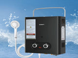 Devanti Portable Gas Water Heater LPG-powered System Black GWH-A-LPG-4DZ-BK