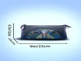 Women's Embossed Peacock Leather Wristlet Clutch - Elegant and Artistic Handbag 23*12*2cm V888-ELOSUNG10856