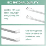 6 Pcs Wire Shelf Brackets, Support Brackets for 12-Inch Deep Wire Shelving, Closet Shelving V1370-AZ4-18632