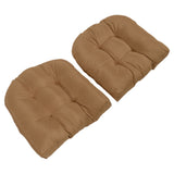 2pcs Outdoor Cushions Tufted Patio Furniture Cushions Thick Outdoor Seat Cushion U Shaped V1294-YM0901-3116250003313