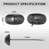 10X LED Clearance Lights Amber Red Side Marker Lamp Truck Trailer Caravan 12-24V V201-W13281975