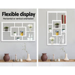 Artiss Floating Wall Shelves Bookshelf White FURNI-WALL-DISPLAY-WH