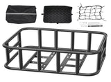 Rear Bike Basket, Medium Bicycle Basket with Cargo Net, Liner & Waterproof Cover, Heavy Duty Bike V952-CKHXJSGZYNCBKTWSAV0