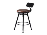 Levede 1x Industrial Bar Stools Kitchen BR1013-BACK
